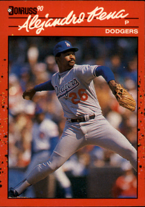 1990 Donruss Baseball "Main Set" Cards #481 to #716 - Picture 358 of 493