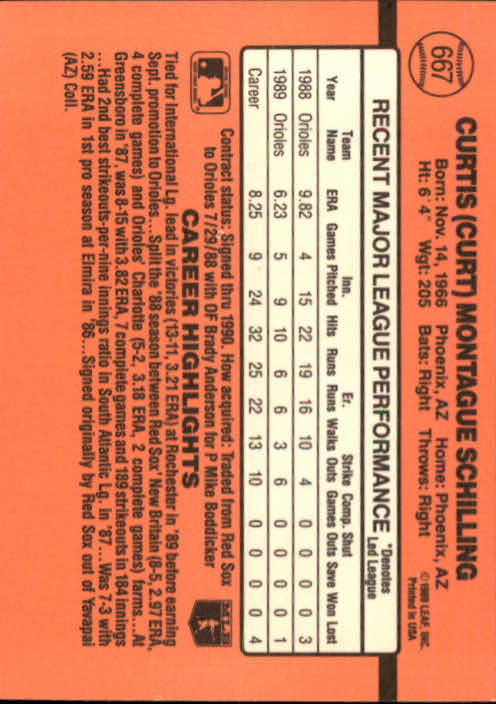 1990 Donruss Baseball "Main Set" Cards #481 to #716 - Picture 369 of 493