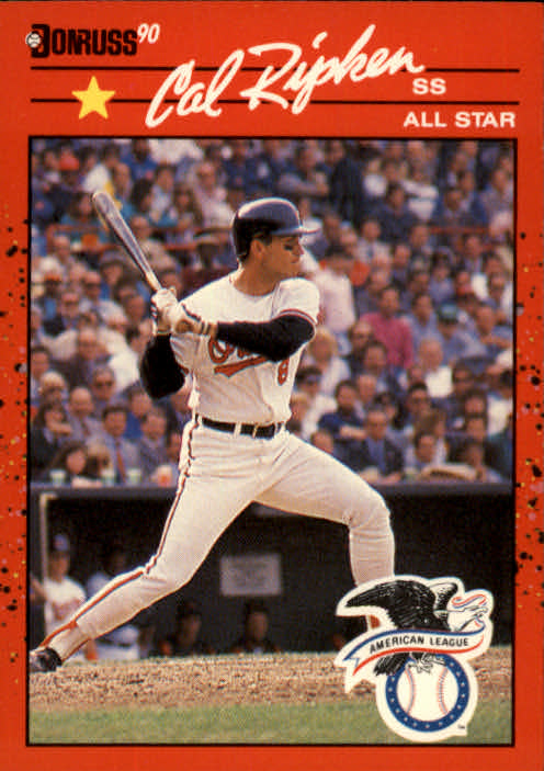 1990 Donruss Baseball "Main Set" Cards #481 to #716 - Picture 388 of 493