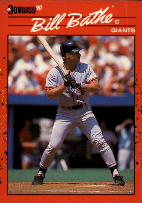 1990 Donruss Baseball "Main Set" Cards #481 to #716 - Picture 398 of 493