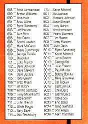 1990 Donruss Baseball "Main Set" Cards #481 to #716 - Picture 447 of 493