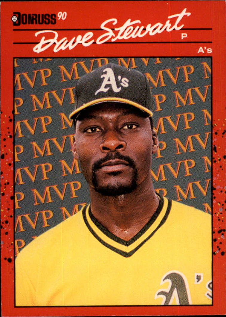 1990 Donruss baseball card 703 Dave Stewart All Star - Athletics on eBid  United States | 191124699