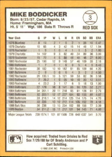 thumbnail 5  - 1990 Donruss Best AL Baseball #1-144 - Your Choice GOTBASEBALLCARDS