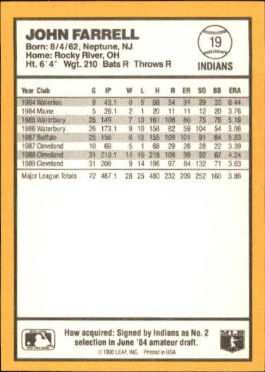thumbnail 35  - 1990 Donruss Best AL Baseball #1-144 - Your Choice GOTBASEBALLCARDS
