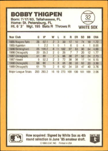 thumbnail 57  - 1990 Donruss Best AL Baseball #1-144 - Your Choice GOTBASEBALLCARDS