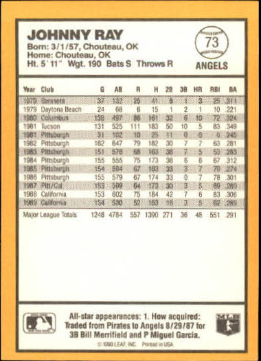 thumbnail 51  - 1990 Donruss Best AL Baseball Card Pick