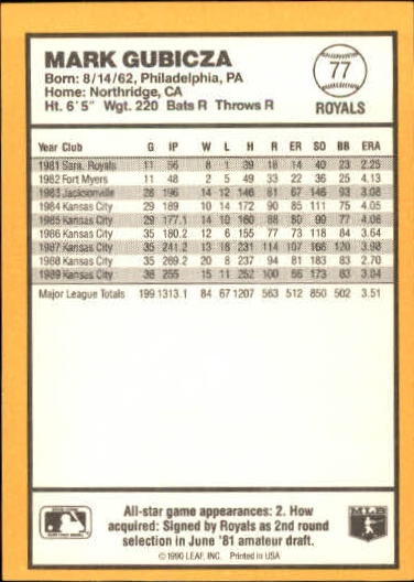 thumbnail 127  - 1990 Donruss Best AL Baseball #1-144 - Your Choice GOTBASEBALLCARDS