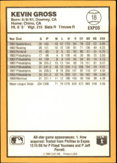 thumbnail 19  - 1990 Donruss Best NL Baseball #1-144 - Your Choice GOTBASEBALLCARDS