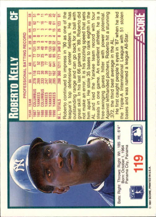 1991 Score Baseball Card Pick 1-249 - Picture 237 of 497