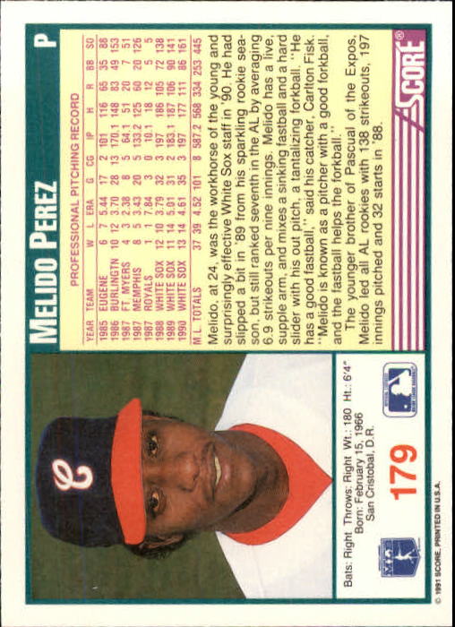 1991 Score Baseball Card Pick 1-249 - Picture 355 of 497