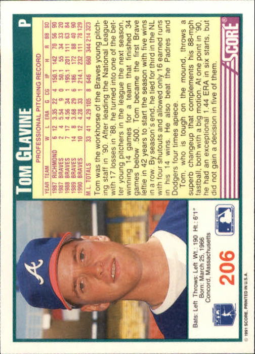 1991 Score Baseball Card Pick 1-249 - Picture 409 of 497