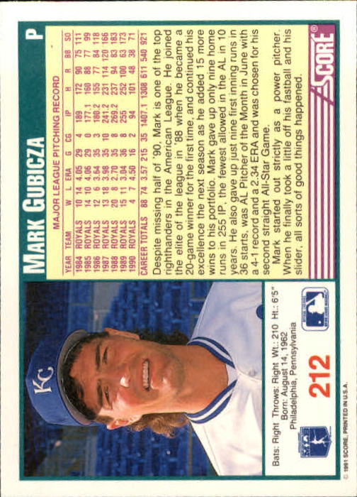 1991 Score Baseball Card Pick 1-249 - Picture 421 of 497