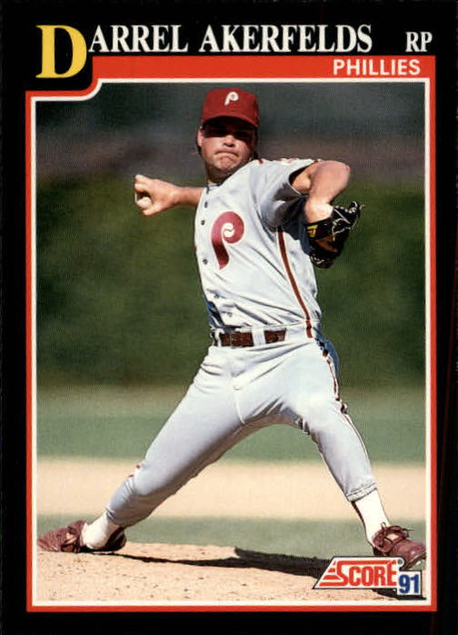 1991 Score Baseball Card Pick 1-249 - Picture 442 of 497