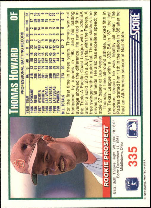 1991 Score Baseball Card Pick 250-497