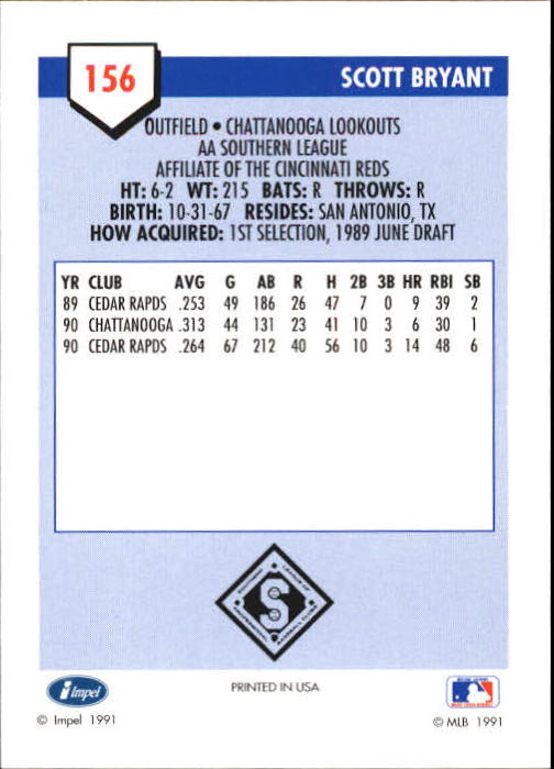 1991 Line Drive AA Minor League Baseball Card 1250 Choose Your Card