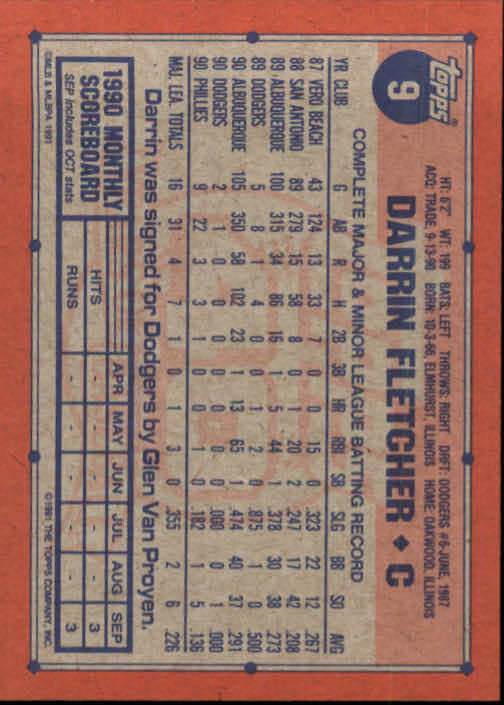 1991 Topps Baseball Card Pick 2-242 - Picture 17 of 473