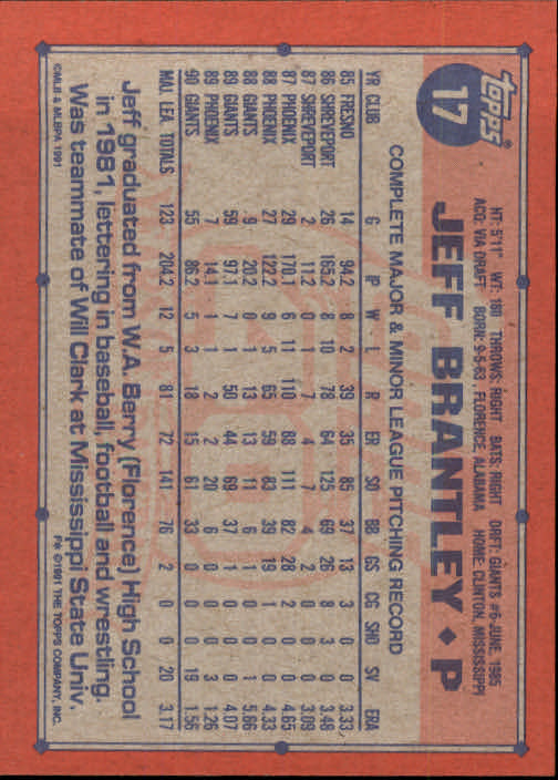 1991 Topps Baseball Card Pick 2-242 - Picture 33 of 473