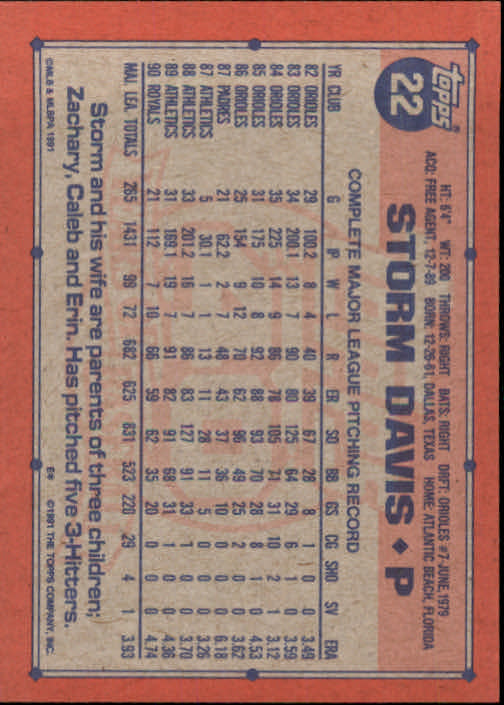 1991 Topps Baseball Card Pick 2-242 - Picture 43 of 473