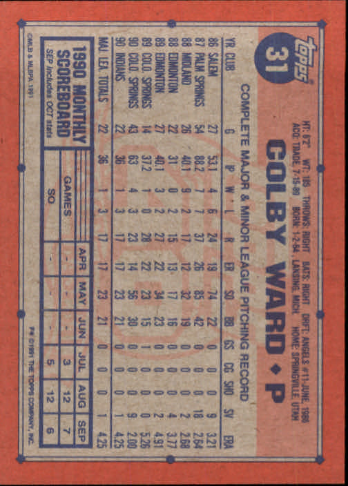 1991 Topps Baseball Card Pick 2-242 - Picture 61 of 473
