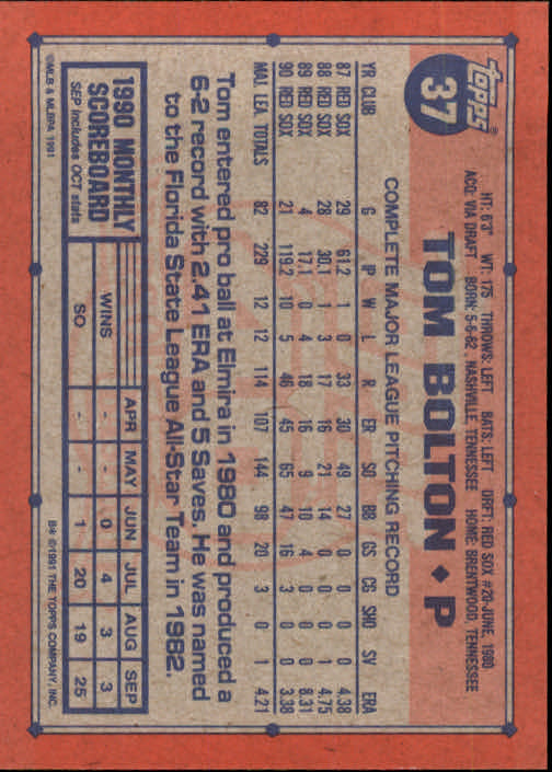 1991 Topps Baseball Card Pick 2-242 - Picture 73 of 473