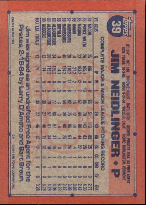 1991 Topps Baseball Card Pick 2-242 - Picture 77 of 473