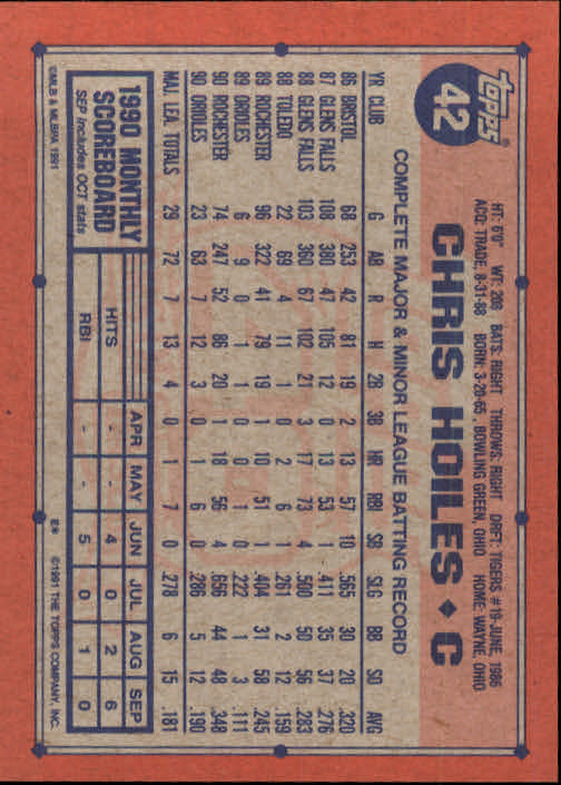1991 Topps Baseball Card Pick 2-242 - Picture 83 of 473