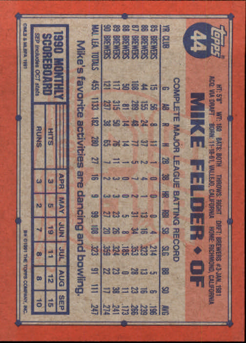 1991 Topps Baseball Card Pick 2-242 - Picture 87 of 473