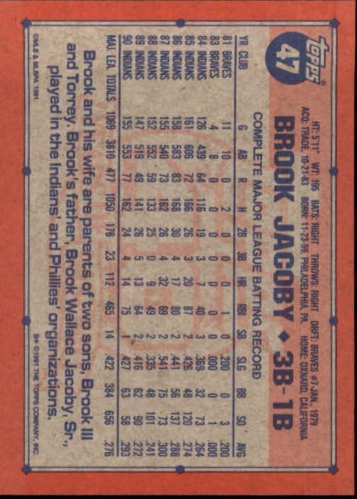 1991 Topps Baseball Card Pick 2-242 - Picture 93 of 473