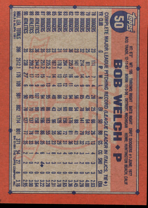 1991 Topps Baseball Card Pick 2-242 - Picture 97 of 473
