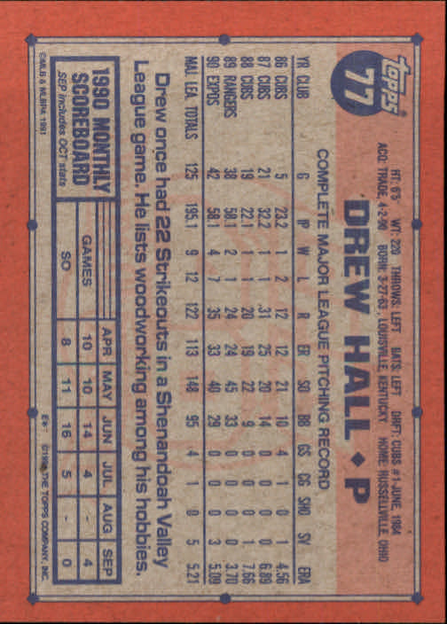 1991 Topps Baseball Card Pick 2-242 - Picture 151 of 473
