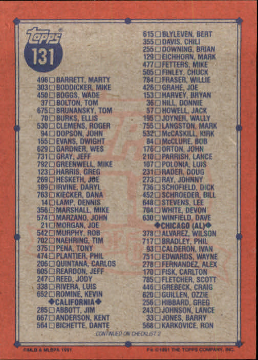 1991 Topps Baseball Card Pick 2-242 - Picture 253 of 473