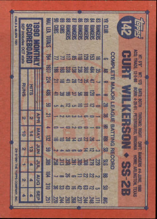 1991 Topps Baseball Card Pick 2-242 - Picture 277 of 473