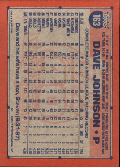 1991 Topps Baseball Card Pick 2-242 - Picture 321 of 473