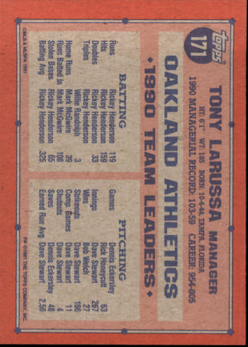1991 Topps Baseball Card Pick 2-242 - Picture 333 of 473