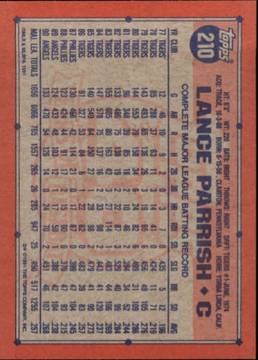 1991 Topps Baseball Card Pick 2-242 - Picture 409 of 473
