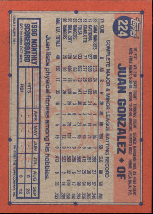 1991 Topps Baseball Card Pick 2-242 - Picture 437 of 473