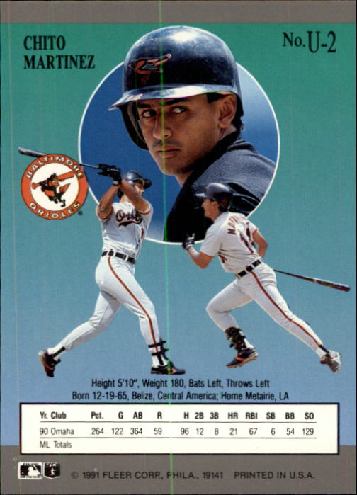 thumbnail 5  - 1991 Ultra Update Baseball #1-120 - Your Choice GOTBASEBALLCARDS