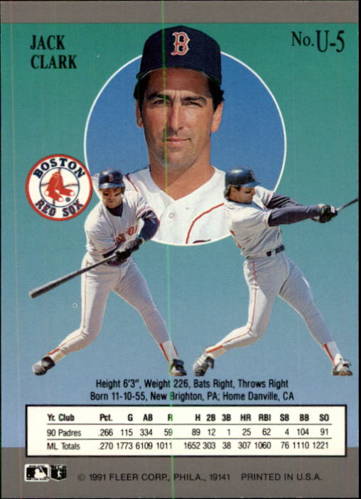 thumbnail 9  - 1991 Ultra Update Baseball #1-120 - Your Choice GOTBASEBALLCARDS
