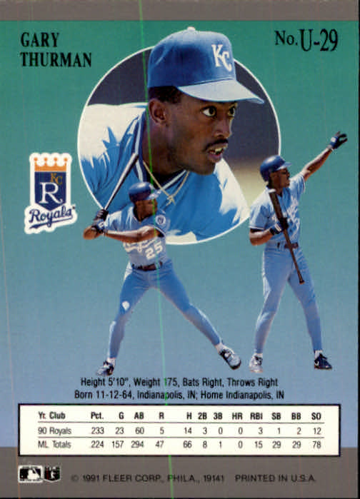 thumbnail 45  - 1991 Ultra Update Baseball #1-120 - Your Choice GOTBASEBALLCARDS
