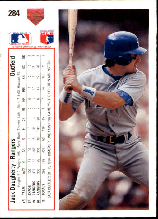 1991 Upper Deck Baseball Card Pick 260-525