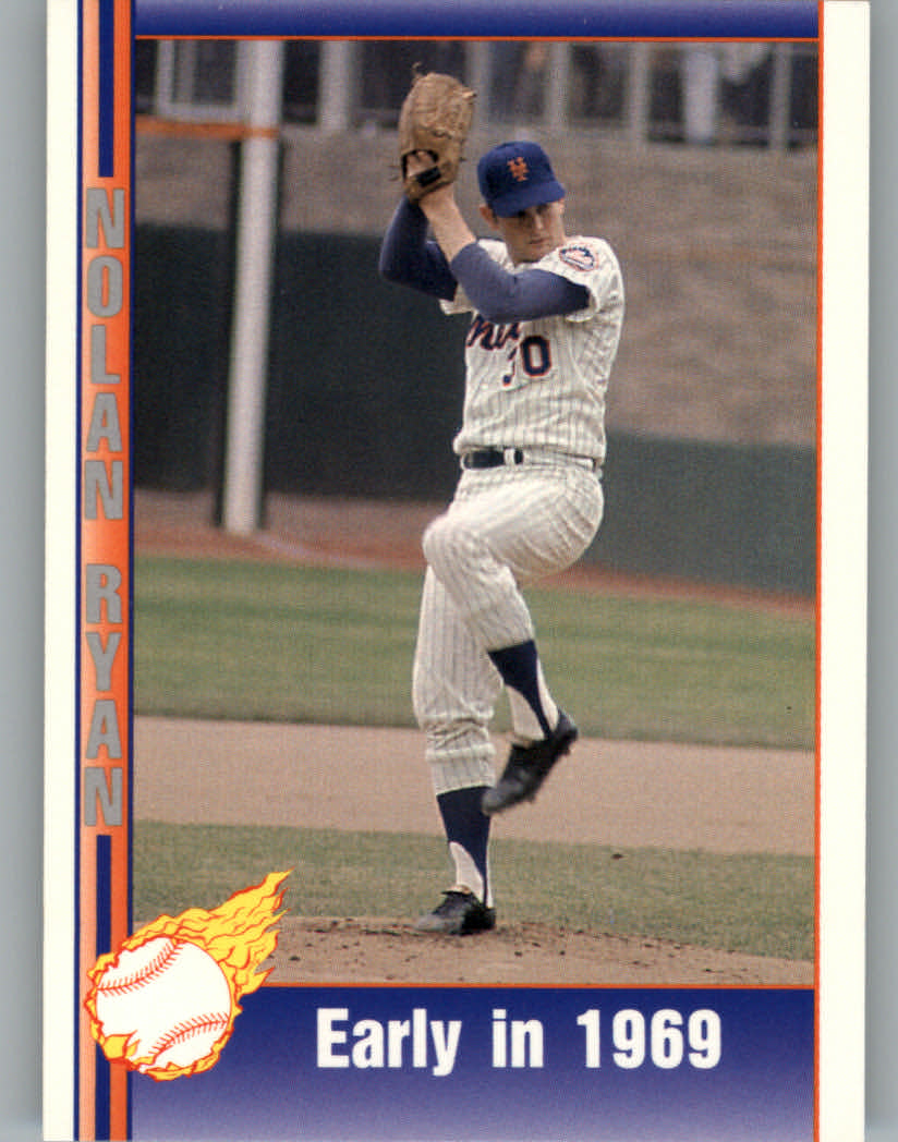 1991 Pacific Ryan Texas Express I #4 Nolan Ryan/Signed by the Mets