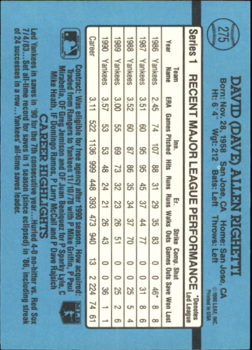 thumbnail 7  - 1991 Donruss Baseball Card Pick 273-521