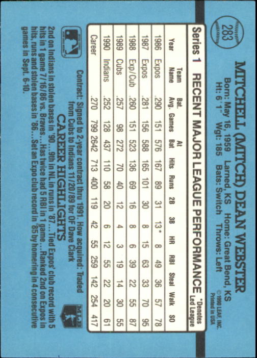 thumbnail 23  - 1991 Donruss Baseball Card Pick 273-521
