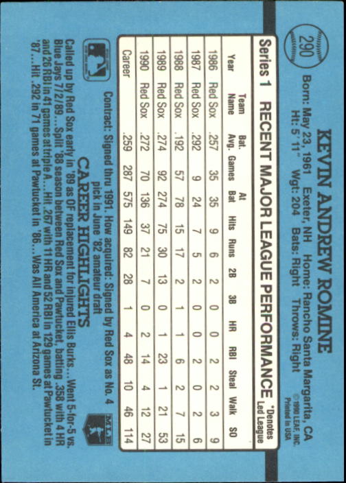 thumbnail 37  - 1991 Donruss Baseball Card Pick 273-521