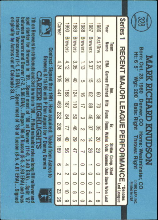 thumbnail 113  - 1991 Donruss Baseball Card Pick 273-521
