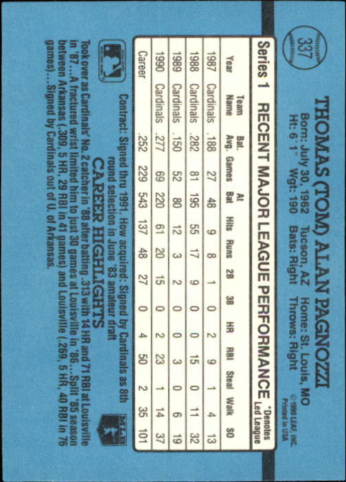 thumbnail 131  - 1991 Donruss Baseball Card Pick 273-521