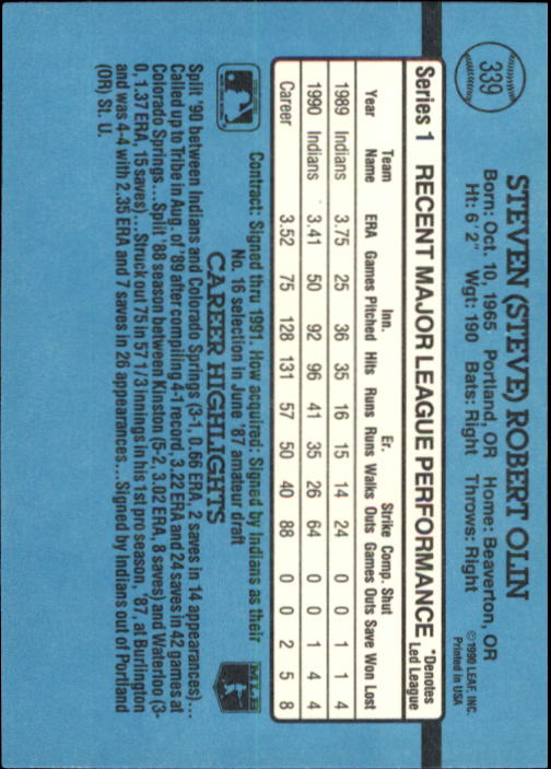 thumbnail 135  - 1991 Donruss Baseball Card Pick 273-521