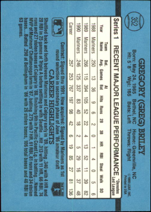thumbnail 161  - 1991 Donruss Baseball Card Pick 273-521
