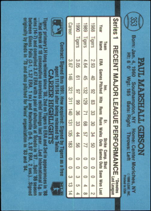 thumbnail 163  - 1991 Donruss Baseball Card Pick 273-521