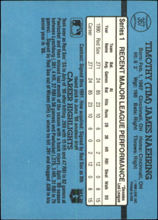 thumbnail 191  - 1991 Donruss Baseball Card Pick 273-521